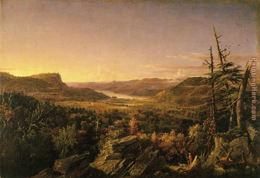 View of Greenwood Lake, New Jersey painting - Jasper Francis Cropsey View of Greenwood Lake, New Jersey art painting